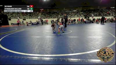 55 lbs Consi Of 8 #1 - Bo Baum, Texarkana Wrestling Club vs Kyngzleigh Ballard, Team Conquer Wrestling