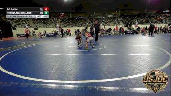 55 lbs Consi Of 8 #1 - Bo Baum, Texarkana Wrestling Club vs Kyngzleigh Ballard, Team Conquer Wrestling