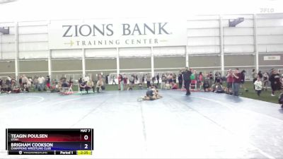 126 lbs Cons. Round 2 - Teagin Poulsen, Utah vs Brigham Cookson, Champions Wrestling Club