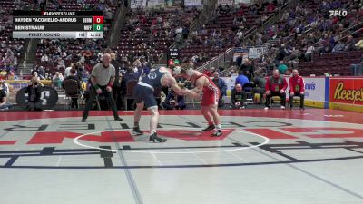 139 lbs First Round - Hayden Yacoviello-Andrus, Bermudian Springs vs Ben Straub, Mifflinburg