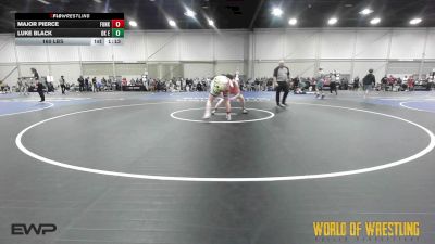 160 lbs Quarterfinal - Major Pierce, Funky Singlets 12U vs Luke Black, OK Elite 12U 1