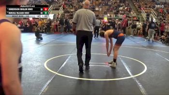 120 lbs Champ. Round 1 - Nikoli Sloan SW3, Mechanicsburg vs Emerson Biglin NW2, Clear Fork Elite Wrestling