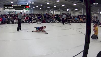 27 lbs Cons. Semi - Kip Loberg, Arlington Eagles vs Charlie Hinze, MWC Wrestling Academy