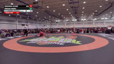 157 lbs Champ. Round 2 - Benjamin Jacobs, Unattached vs Keegan Tinkey, .