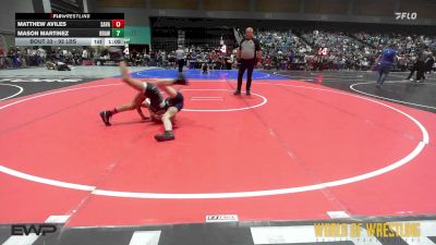 92 lbs Round Of 16 - Matthew Aviles, Savage House Wrestling Club vs Mason Martinez, Brawler Elite
