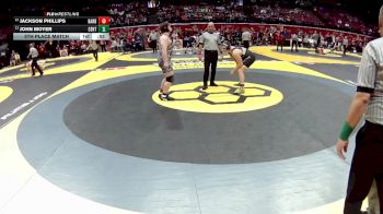D1-215 lbs 5th Place Match - John Moyer, Centerville vs Jackson Phillips, Barberton