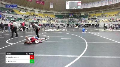 85 lbs Quarterfinal - Paityn Wallace, Beebe Badgers Wrestling Club vs Jupiter Pitts, Dover Youth Wrestling Club