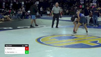 100 lbs Consi Of 8 #1 - Giselle Solano, Franklin (EG) vs Aliah Bertalotto, Turlock