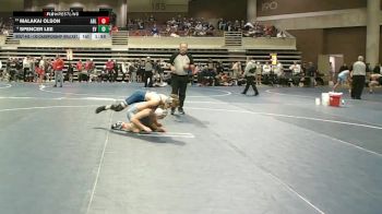 139 Championship Bracket Champ. Round 3 - Malakai Olson, Albert Lea vs Spencer Lee, Eastview