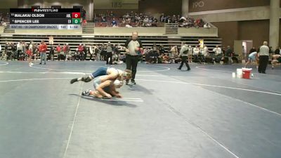139 Championship Bracket Champ. Round 3 - Malakai Olson, Albert Lea vs Spencer Lee, Eastview
