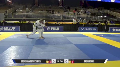 Troy J Ferris vs Steven James Tickemyer 2025 Pan Jiu Jitsu IBJJF Championship