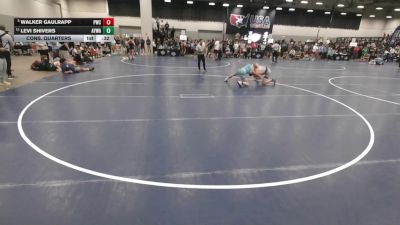 138 lbs Cons. Quarters - Walker Gaulrapp, Pinnacle Wrestling Club vs Levi Shivers, Anchorage Youth Wrestling Academy