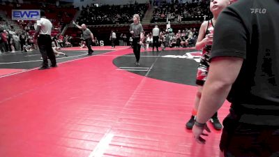 46 lbs Consi Of 16 #1 - Maverick Schadegg, Skiatook Youth Wrestling vs Tucker Wishard, Claremore Wrestling Club