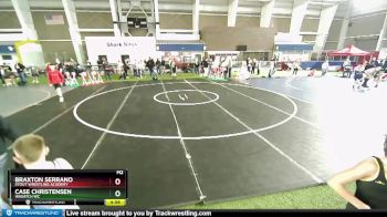 80 lbs Cons. Round 3 - Case Christensen, Wasatch WC vs Braxton Serrano, Stout Wrestling Academy