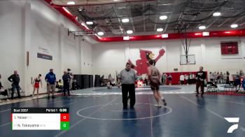 285 lbs Cons. Round 3 - Nikolas Takayama, Dekalb County WC vs Isaiah Yeiser, Columbia City