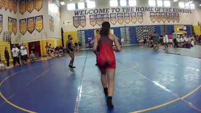 120 lbs Round 5 (6 Team) - Camilla Alderman, Florida Phoenix Wrestling Club vs Kamya Sanders, Head Hunters