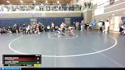 132 lbs Round 1 - Ashton Koch, TW Wrestling vs Kaiser Henne, Nampa Christian