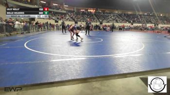 118 lbs Round Of 32 - Lilly Kelly, Perry Girls Wrestling Club vs Belle Helberg, Harrah