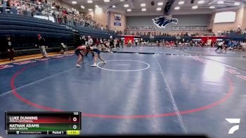 132 lbs Cons. Round 1 - Luke Dunning, Frisco Centennial vs Nathan Adams, North DeSoto