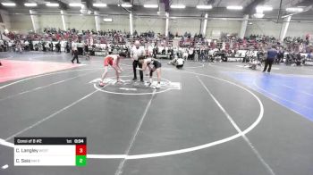 144 lbs Consi Of 8 #2 - Cash Langley, Westside WC vs Caiden Sais, NM Royalty