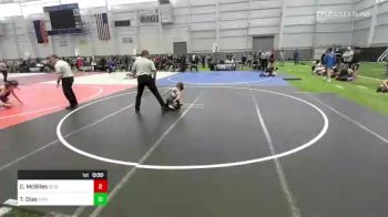 43 lbs Quarterfinal - Cruiz McBiles, Desert Dogs WC vs Tripp Dias, TrailBlazers