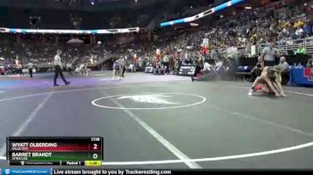 Quarterfinal - Wyatt Olberding, Falls City vs Barret Brandt, Syracuse