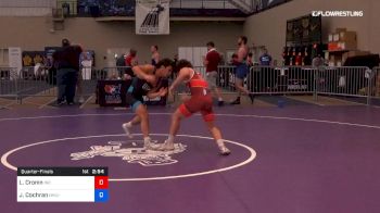 55 kg Quarterfinal - Liam Cronin, Indiana vs Jacob Cochran, NMU-OTS