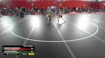 106 lbs Champ. Round 1 - Hunter Wilkinson, Riverdale Wrestling Club vs Cooper Herzig, Askren Wrestling Academy