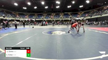 101 lbs Quarterfinal - Jackson Soney, Normal vs Kaden Potter, St. Charles East