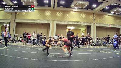 78 lbs 5th Place - Ryker Johnson, Eastern Oregon Elite vs Burl Dull, Cats WC