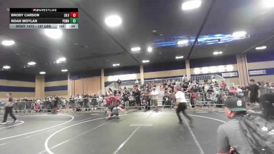 137 lbs Consolation - Brody Carson, Silverback WC vs Noah Moylan, Poway Elite