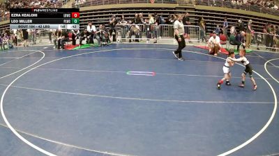 42 lbs Cons. Quarters - Leo Miller, Payson Lions Wrestling Club vs Ezra Kealohi, LV Bears Wrestling Club