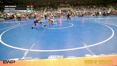 84 lbs Round Of 32 - John Johnson, Standfast vs Owen Runge, Hawkeye Wrestling Academy