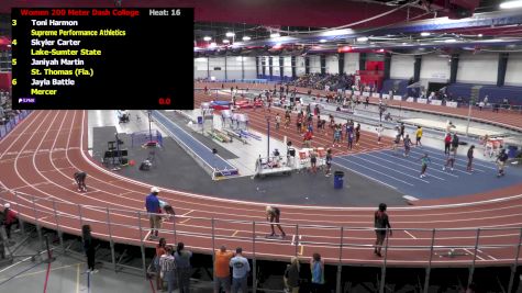 Women's 200m, Finals 16