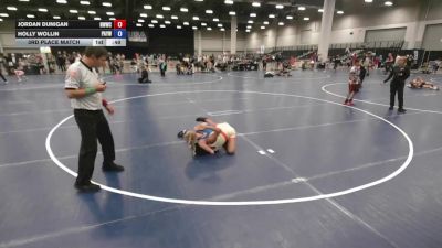 96.5-106.1 lbs 3rd Place Match - Holly Wollin, Parkview Albany Youth Wrestling vs Jordan Dunigan, NWWC