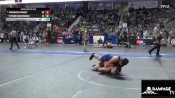 190 lbs Semifinal - Kyser Bukowski, Sunflower Kids vs Hudson Finney, Beloit WC