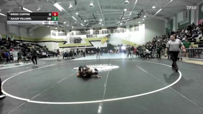 113 lbs Semifinal - Julius Villamil, Poway vs Diego Cortes, Rancho Bernardo