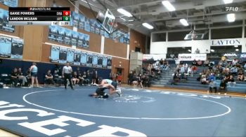 215 lbs Landon Mclean, Layton vs Gaige Fowers, Syracuse
