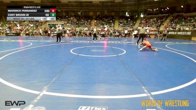 61 lbs Round Of 16 - Maverick Fernandez, DCWA vs Cody Brown Jr, Red Cobra Westling Academy