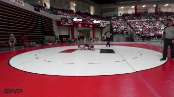 105 lbs 5th Place - Ansleigh Scarbrough, Cabot vs Katrina Gustafson, Tuttle HS Girls