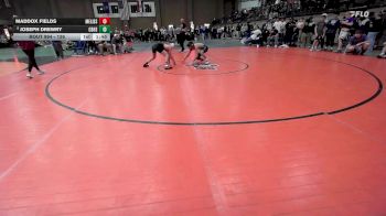 126 lbs Champ. Round 3 - Maddox Fields, Melissa vs Joseph Drewry, Christian Brothers High School
