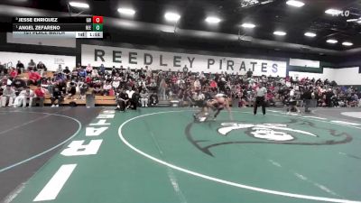 126 lbs 1st Place Match - Angel Zefareno, Reedley vs Jesse Enriquez, Golden West