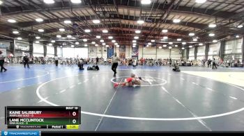56 lbs Rd# 6- 9:00am Saturday Final Pool - Lane McClintock, Iowa Black vs Kaine Salisbury, Maryland GOLD