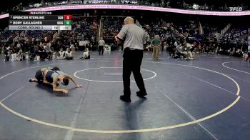 4A 113 lbs Cons. Round 3 - Spencer Sterling, Cardinal Gibbons vs Rory Gallagher, Hoggard
