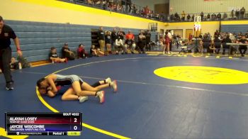 102 lbs Round 1 - Alayah Losey, Team Of Hard Knox vs Jaycee Wiscombe, Trailhands Wrestling Club