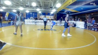 132 lbs Cons. Round 5 - Draven Thompson, Winter Haven Wrestling Club vs Lucca Aragon, Kongkrete Wrestling Academy