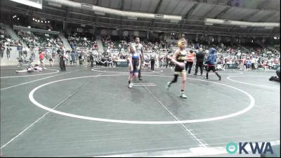 61 lbs Consi Of 8 #1 - Rose Reyna, Carl Albert vs Brayden Webb, Harrah