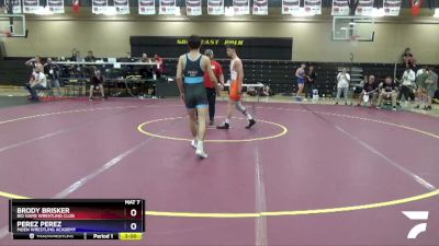 132 lbs Cons. Round 2 - Brody Brisker, Big Game Wrestling Club vs Perez Perez, Moen Wrestling Academy