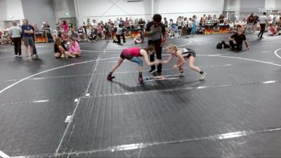 84 lbs Placement (4 Team) - Lily Wilson, Storm Wrestling Center vs Ava Westenbarger, R&R Ladies Purple