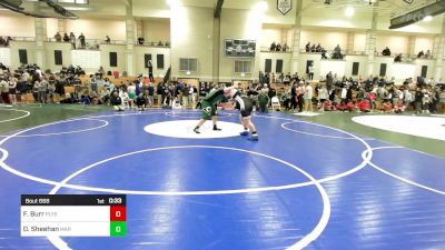 215 lbs Consi Of 8 #2 - Finnegan Burr, Plymouth South vs Dave Sheehan, Marshfield